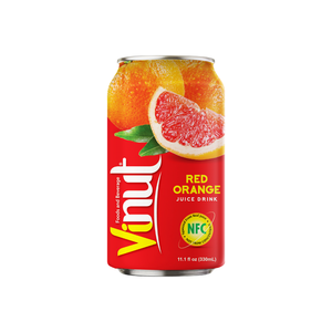 Jus d'orange rouge sans sucre 330ml peut boisson de marque privée d'approvisionnement d'usine du Vietnam Échantillon gratuit disponible - Product Image 1
