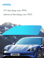 Films de fenêtre de voiture UVR 100% à rejet de chaleur élevé faciles à installer Teinte de fenêtre en céramique anti-rayures amovible pour voiture