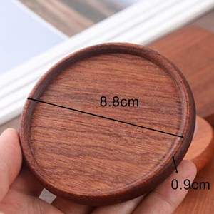 Posavasos de resina de madera personalizados Posavasos de sublimación hechos a mano con aislamiento térmico personalizado Posavasos de madera y resina - Product Image 5