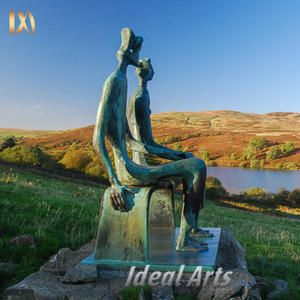 Estatua de Rodin Adam de bronce de tamaño real, escultura de arte clásico de latón fundido para decoración de jardín - Product Image 6