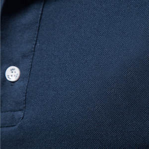 2023 logotipo personalizado para hombre para camiseta Polo de alta calidad Pakistán hizo tela de lona cómoda con patrón sólido - Product Image 6