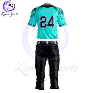 Tela suave de moda totalmente por encargo propio diseño peso ligero mejor diseño 2025 ropa de equipo deportivo estilo único uniforme de béisbol - Product Image 4