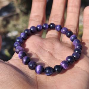 Bracelet en argent 925 avec lapis-lazuli de couleur naturelle, réglable, luxueux, perles lisses, fait à la main, cadeau pour femmes et enfants - Product Image 2