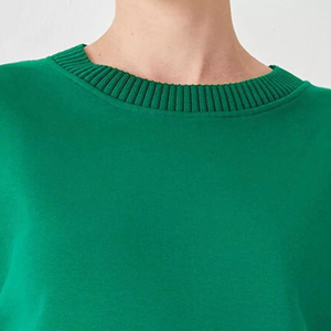 เสื้อสเวตเชิ้ตผู้หญิงคุณภาพสูง คอกลม แห้งเร็ว สีตามสั่ง ระบายอากาศดี กำลังเป็นที่ต้องการอย่างมาก - Product Image 6