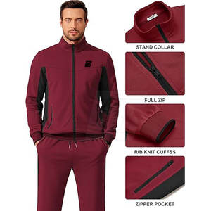 Survêtement de course pour homme, vêtements de sport, veste et pantalon légers et confortables pour l'entraînement, survêtement de course - Product Image 3