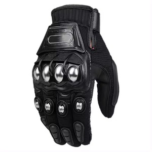 Guantes de moto de materiales personalizados para hombre y mujer con tu propio logotipo/diseño Guante de moto de carreras con rango bajo - Product Image 4