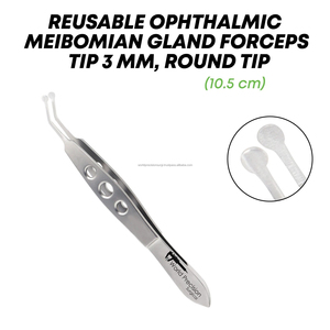 คีมคีบต่อมเมย์โบมีอัน 105 มม. ชุดเครื่องมือผ่าตัดแบบใช้มือ เครื่องมือจักษุวิทยา ดูแลดวงตา เครื่องมือผ่าตัดที่มีความแม่นยำ - Product Image 6