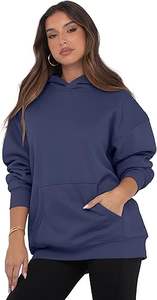 Sweat-shirts à capuche en molleton surdimensionnés pour femmes de qualité supérieure - Product Image 5