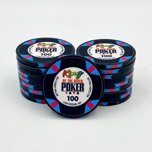 Jetons de poker en céramique professionnels 10g 40mm avec logo couleur design personnalisé et plateau entièrement personnalisables - Product Image 2