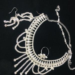 Vestido de boda africano senegalés, mali, comoros, mayotte, Marruecos, ropa, collar, joyería, 1 gramos, 2 gramos, juegos chapados en oro y plata
