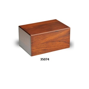 Vente en gros Cadre photo en bois massif marron Urne de crémation pour adultes pour cendres humaines Grande urne décorative avec sac en velours gratuit - Product Image 2