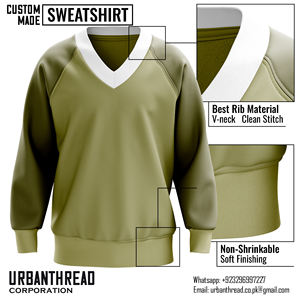 Sweat-shirt homme 100% coton molletonné, hiver, vintage, manches longues, col rond, coupe unisexe, fitness, mode streetwear, personnalisable - Product Image 3