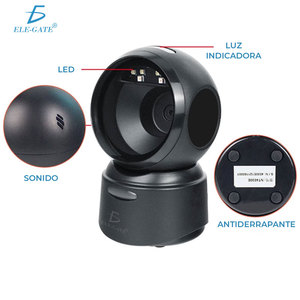 เครื่องสแกนบาร์โค้ดไร้สาย Shawty 1D/2D แบบ USB และเครื่องอ่าน QR โค้ด สำหรับการสแกนในคลังสินค้า พร้อมแหล่งกำเนิดแสงเลเซอร์ CMOS แบบตั้งพื้น - Product Image 3