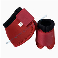 Botas de Neopreno para Caballos con Logotipo Personalizado, Diseño Anti-Torsión, Cierre de Velcro, Ligeras, para Protección de Cascos