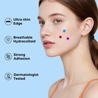 Patch anti-acné hydrocolloïde imperméable multi-motifs OEM, élimine les marques d'acné, patch anti-boutons