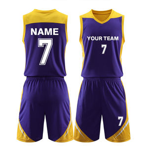ชุดบาสเก็ตบอลคุณภาพสูง สวมใส่สบาย ผลิตจากผ้าเนื้อนุ่ม พร้อมบริการสกรีนโลโก้ตามแบบ - Product Image 1