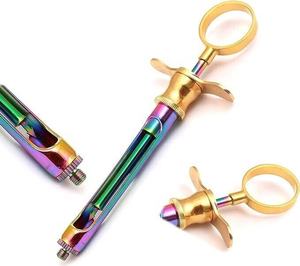 Jeringa dental autoaspirante 1,8 ml Multi & Gold Plated, acero inoxidable alemán, de Zarnab Surgical - Product Image 1