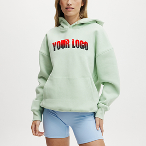 Sudadera con capucha y sudadera extragrandes de alta calidad, hechas a medida, de 420 GSM, para uso casual, 100% algodón, transpirables, para mujer. - Product Image 1