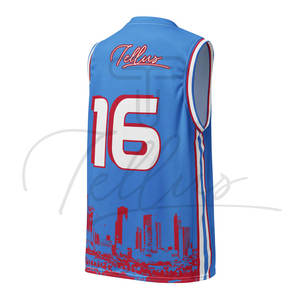 เสื้อบาสเก็ตบอลแขนสั้นคุณภาพสูงสั่งทำได้พร้อมชื่อและหมายเลข ผ้าระบายอากาศแห้งเร็ว ผลิตอย่างมืออาชีพ สำหรับผู้ชาย - Product Image 5