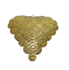 Christmas Decorative Hanging <b>Heart</b> Gold Foil Wall <b>Decoration</b> <b>Heart</b> for Wedding & Home <b>Decoration</b> Handmade - Product Image 1