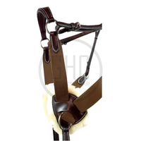 Cuirasse de cheval en cuir équestre de sport licous de cheval entièrement personnalisés vente chaude en plein air cuir de qualité haut de gamme PK