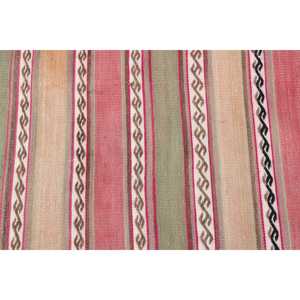 Kilim Vintage Rug, 1.9x4 ft Turkish Rug, <b>Red</b> Floral <b>Wool</b> Rug - Product Image 5