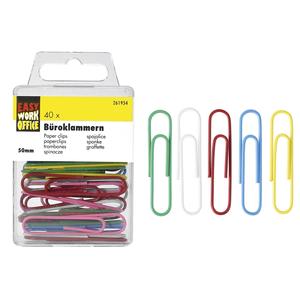 Easy Work 40-Pack Paper Clips 12 Pack Size - Product Image 1