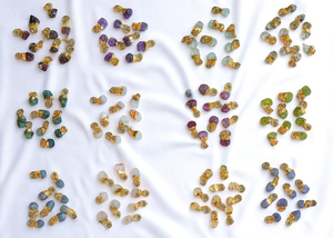 Aquamarine <b>Birthstone</b> <b>Necklace</b> Earrings Set 8-10 MM Gemstone Gold Electroplated Charm 18 Inch <b>Necklace</b> Women Jewelry - Product Image 2