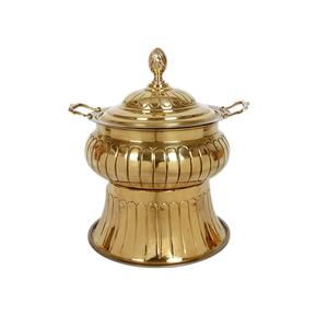 Weddings Parties <b>Buffet</b> <b>Food</b> <b>Warmer</b> Catering Equipment Brass Chafing Dish Gold Plated Customized Metal Chafing Dish - Product Image 5
