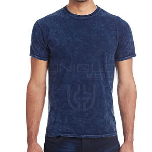 Venta al por mayor ligero hombres ácido lavado camiseta logotipo personalizado de alta calidad de algodón ácido lavado camiseta - Product Image 1
