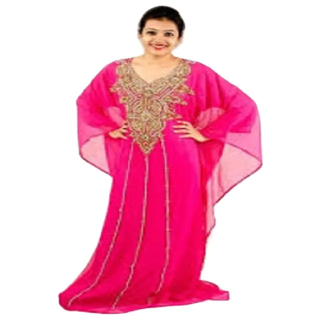 Robe Kaftan Jalabiya pour femmes, dubaï, turquie, broderie dorée, rouge, vêtements musulmans arabes islamiques, nouvelle collection 2022