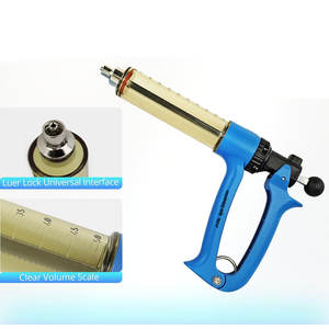 Jeringa Semiautomática de Plástico para Ganado de 20 ml/10 ml, 5 Velocidades Ajustables, Reutilizable, Inyección Continua Repetida, Veterinaria, Apta para Cerdos - Product Image 2