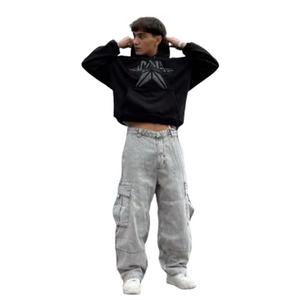 Sudadera con Capucha de Algodón con Bolsillo Bordado, Estilo Urbano, Personalizada, con Estampado Gráfico Propio y Etiqueta, Venta al Por Mayor - Product Image 2