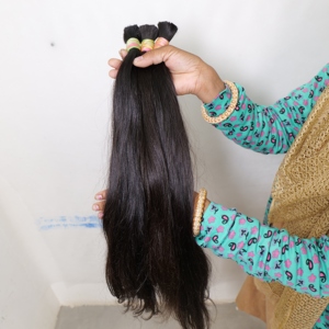 Extensiones de cabello indio crudo sin procesar a granel vietnamita, paquete recto sedoso Natural virgen, sensación de mano suave, ondas, rizos, estilos - Product Image 2