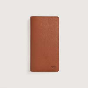 Genuine Leather RFID Bifold <b>Wallet</b> for Men with Letter Decoration and Open Closure - Product Image 1