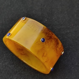 Nuevas tendencias de joyería de resina, brazalete multicolor, pulsera ancha, arte de resina a mano, hecho a mano, exclusivo, único, estilo Vintage - Product Image 5