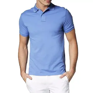 New Arrival Custom Printed Design Men Polo T Shirt High Quality Fashionable Short Sleeve 100% Cotton Plus Size Wholesale