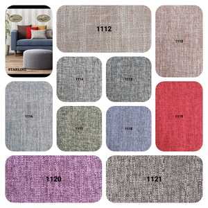 Premium Heavyweight Dobby Tecido Cadeira Tecido Confortável Urdidura Malha Designer Estofos para Home Decor Sofá Use Estilo Slub