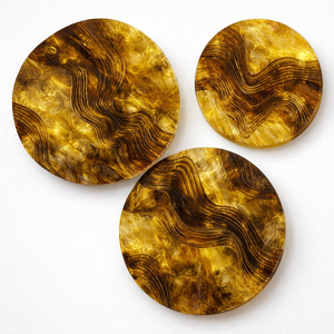 Novedad: Arte de Pared de Resina Hecho a Mano con Diseño Floral en Relieve, Elegante Arte Decorativo para Decoración del Hogar u Oficina - Product Image 4