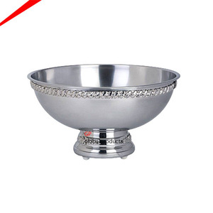 Designer champagne Bucket Steel Wine <b>Cooler</b> Party Metal Punch Bowl Drinks Party Ice Bucket Wine <b>Beer</b> Chiller Bowl - Product Image 1