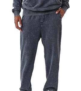 Chándal de lana de algodón grueso para correr, chándal para hombre, chándales con logotipo personalizado con capucha, lavado de talla grande, transpirable - Product Image 3