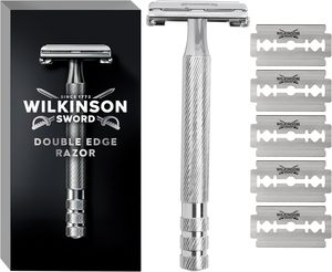 Wilkinson Sword มีดโกนผู้ชายรุ่นวินเทจคลาสสิกพร้อมใบมีดโกน5ใบ1ชิ้น - Product Image 6
