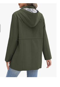 เสื้อโค้ทกันน้ำแบบมีฮู้ดสำหรับผู้หญิง รุ่นยาว แบบมินิมอล มีซับในกันลม ผลิตตามสั่งจากโรงงานโดยตรง สินค้ามาใหม่จากบังกลาเทศ - Product Image 3