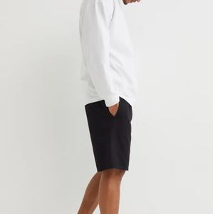 Pantalones cortos de alta calidad con logotipo personalizado, ropa de calle de verano, pantalones cortos de malla para el sudor en blanco para hombre - Product Image 2