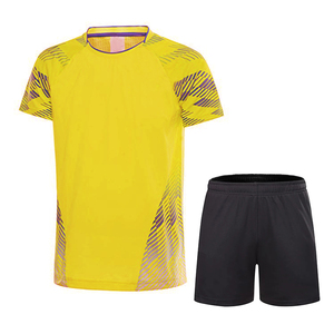 Nouvel ensemble de tenue de badminton personnalisé 2026, respirant et résistant à l'eau, pour unisexe |   Maillot et short en jersey 100 % polyester à séchage rapide - Product Image 1