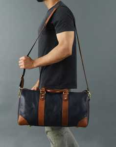 Sac à dos vintage en cuir épais, étanche, avec fermeture éclair, résistant à l'eau, écologique, capacité de 20 à 36 L, pour les voyages, exportateur indien - Product Image 6