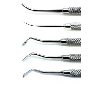 Ensemble de 5 instruments en acier inoxydable de haute qualité pour la sculpture de cire dentaire Thomas, pour le travail manuel de la cire restauratrice - Product Image 6