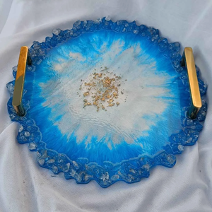 ถาดเสิร์ฟพร้อมถาดรองแก้วทำจากเรซินถาดเสิร์ฟอาหารเช้า - Product Image 3