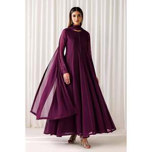 Écharpe Hijab en Chiffon de Rayonne Imprimé Floral de Luxe - Stola Ethnique Légère pour l'Automne - Product Image 3