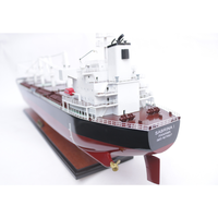 SABRINA (Cargo général) Modèle de bateau en bois de 100 cm / Navires porte-conteneurs / Artisanat fait main pour la décoration